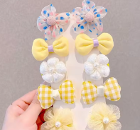 Yellow Hair Clips